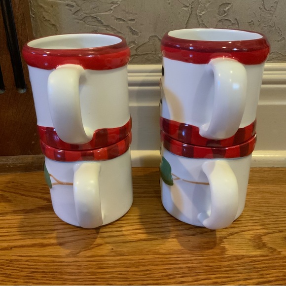 Hallmark Snowmen Mugs Set of 4 - Picture 4 of 7